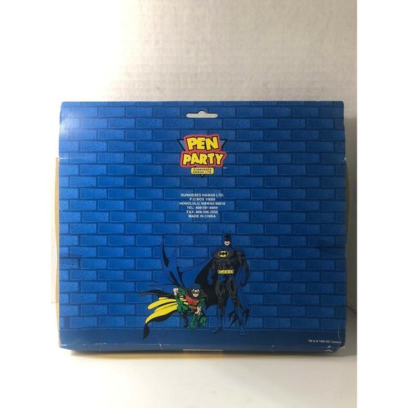 DC SUPERHEROES PEN PARTY VINTAGE SET - Picture 2 of 3